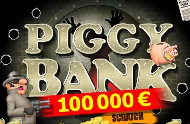 Cover van slot Piggy Bank Scratch